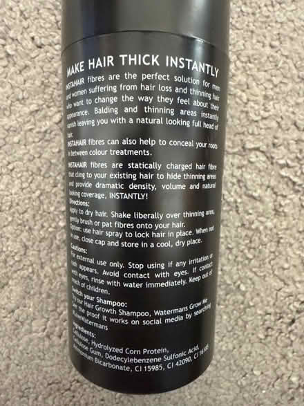 Photo of free Instant hair fibres (Common Edge FY4) #3