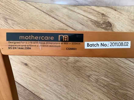 Photo of free Moses basket rocking stand (Mealsgate CA7) #2