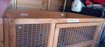 Photo of free Large rabbit hutch 2 storey (Bishopton Hamlet CV37) #3