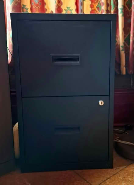 Photo of free 2-Drawer metal Filing Cabinet (Tufnell Park N19) #1