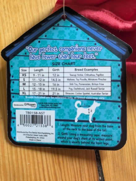Photo of free Dog outfit (East Somerville) #3