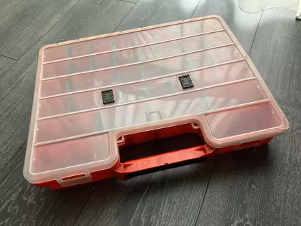 Photo of free Empty red compartment box (Glen parva LE2) #1