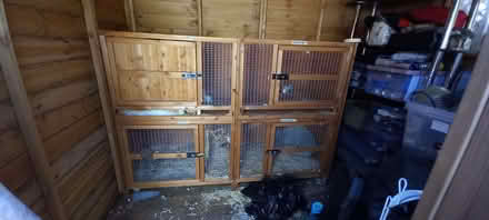 Photo of free Large rabbit hutch 2 storey (Bishopton Hamlet CV37) #2