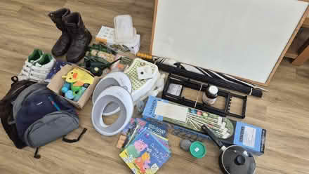 Photo of free Two boxes of car boot sale stuff (New Bradwell MK13) #1