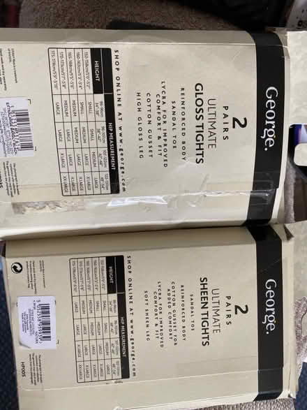 Photo of free 4 prs 10 denier tights size XL (Ashford TW15) #2