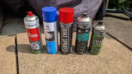 Photo of free Various lubes and cleaners (RG1, reading) #2