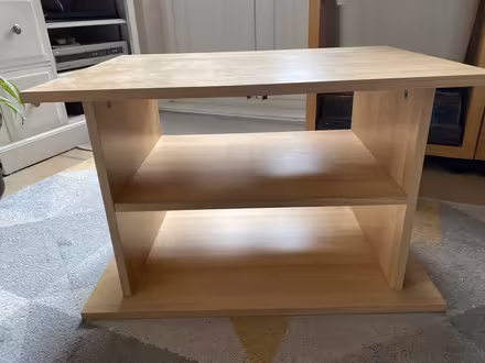 Photo of free Tv stand/ shelf unit with some marks (Barrow upon Soar LE12) #1