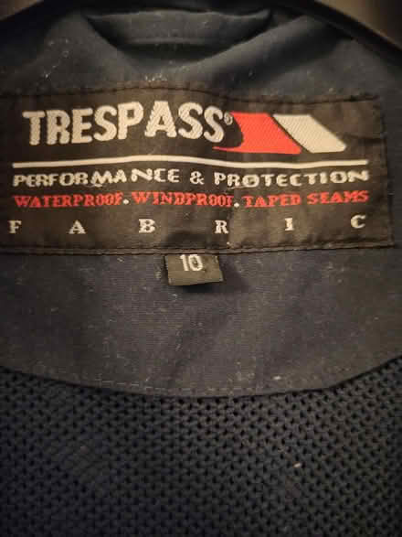 Photo of free Women's Trespass Coat - Size 10 (L1 Liverpool City Centre) #3
