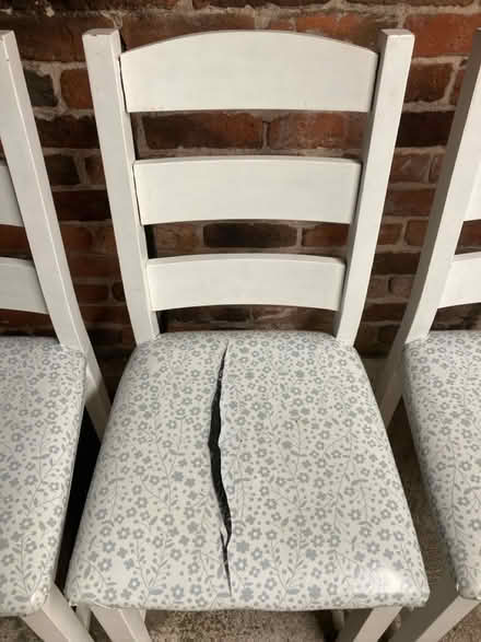 Photo of free Four solid wood chairs (Lymm) #3