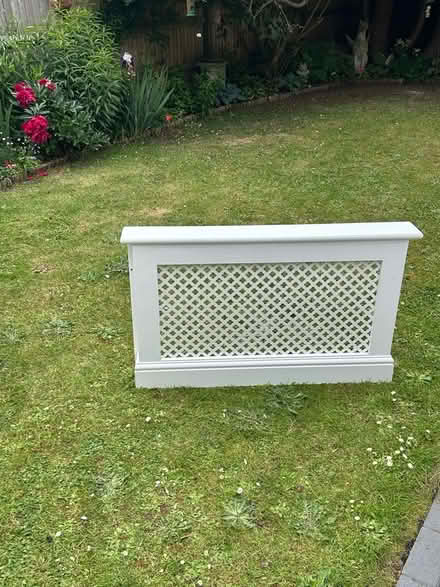 Photo of free 4 White Radiator covers (St Nicholas SG1) #2