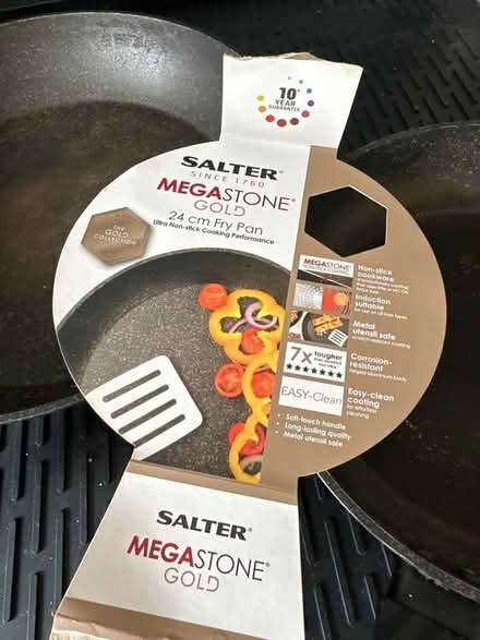 Photo of free 2 x salter megastone frying pans (Ashford TW15) #3