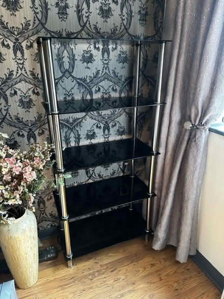 Photo of free Glass and chrome shelves (HX2) #1
