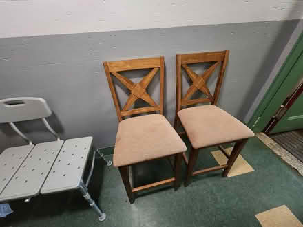 Photo of free 2 tall chairs (Flatlands, Brooklyn) #1
