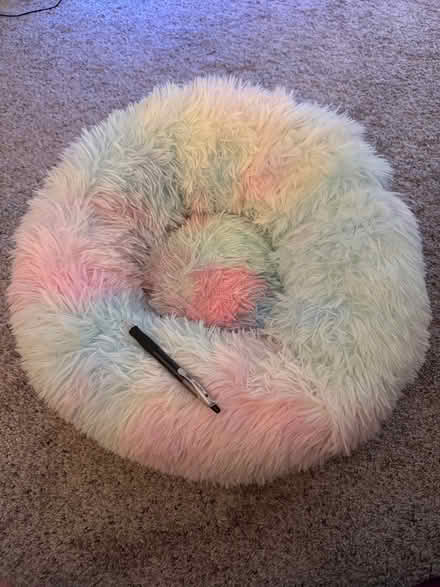 Photo of free Brand new-never used pastel pet bed (Laurel, MD) #1