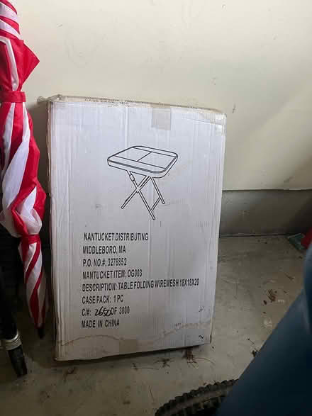 Photo of free Mesh table (Methuen MA on Salem NH line) #1