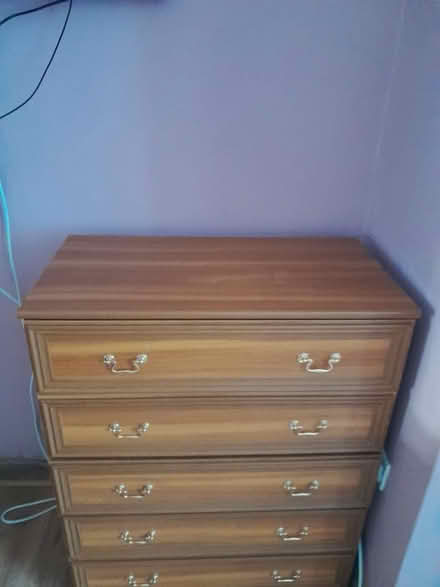 Photo of free Wooden chest of drawers (Rochdale, OL11) #1