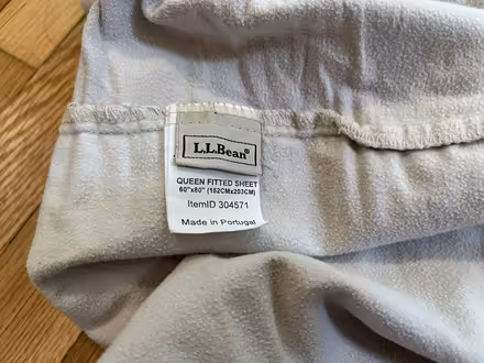Photo of free Torn cotton Twin Queen fitted Sheet (199 Southern Heights Blvd SR) #2