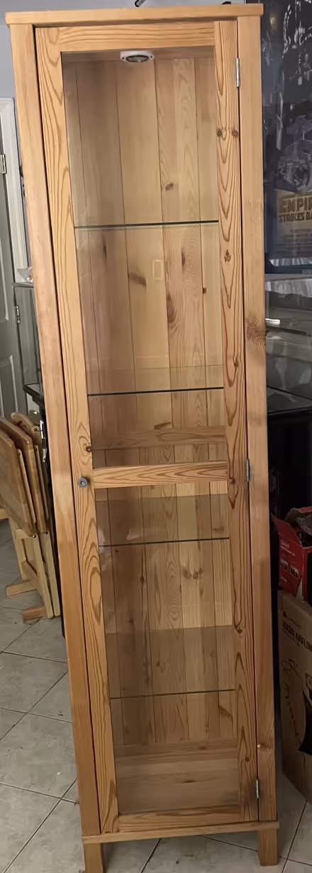 Photo of free Glass and wood cabinet (Putnam valley) #1