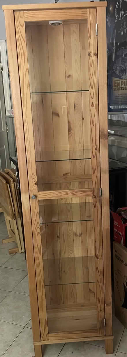 Photo of free Glass and wood cabinet (Putnam valley) #1