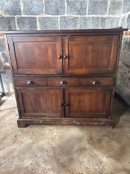 Photo of free Wood cabinet (3904 18th st Nw) #1