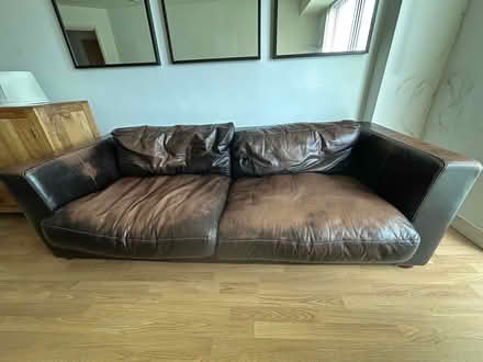 Photo of free Leather Sofa (Wakefield WF1) #1