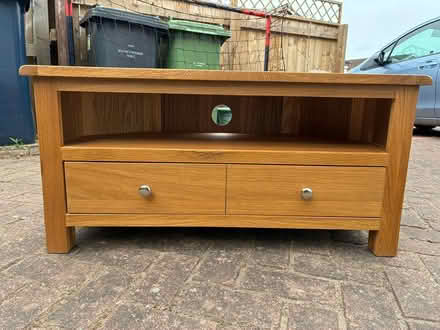 Photo of free Dunelm Bromley Corner TV Unit, Oak (Cleadon SR6) #1