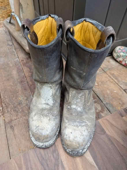 Photo of free Work boots size 8 (BR1) #1