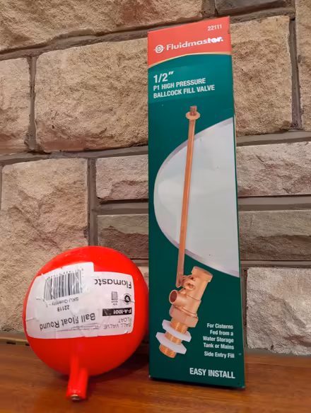 Photo of free Toilet cistern ballcock valve and float (Costessey NR8) #1
