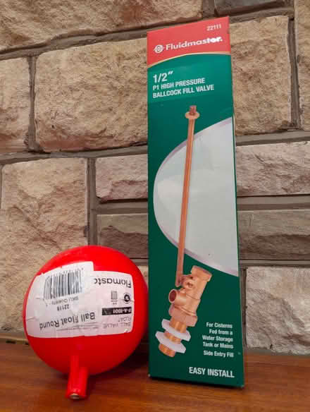 Photo of free Toilet cistern ballcock valve and float (Costessey NR8) #1