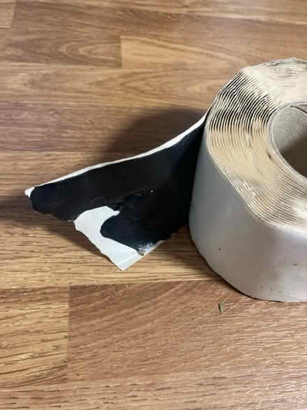 Photo of free Weird black sticky tape/gunk (St Mark's GL51) #2