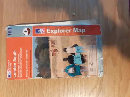 Photo of free Ordnance Survey Explorer map covering "London South" (Wandsworth Common SW12) #1