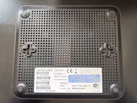 Photo of free Technicolor Router (Gilmerton Dykes Avenue) #4
