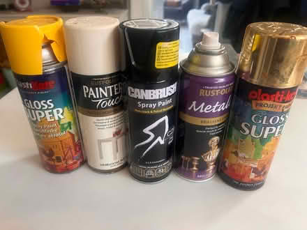 Photo of free 5 x cans of spray paint (Preston park BN1) #1