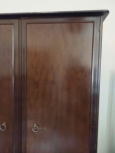 Photo of free Large vintage (teak?) wardrobe (Roughpark, Strathdon) #3
