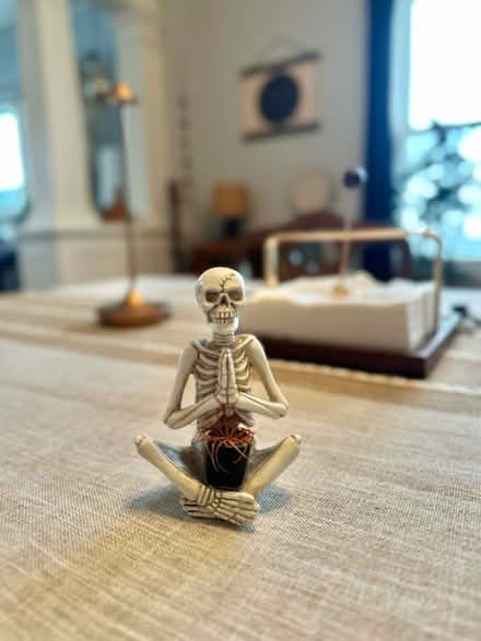 Photo of free Namaste skeleton (Malden) #1