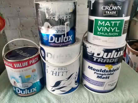 Photo of free Part used tins of paint (Woodley SK6) #1