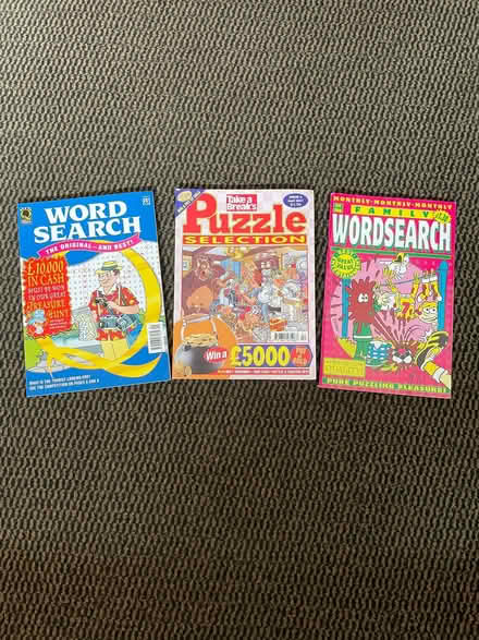 Photo of free Three puzzle books (Nunnery Wood WR5) #1