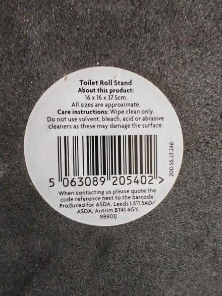 Photo of free Toilet roll stand (16 x 16 x 37.5 cm) (Greater Leys OX4) #2