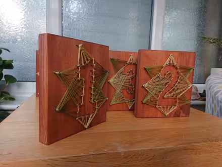 Photo of free String Art Table Numbers (ME10) #1
