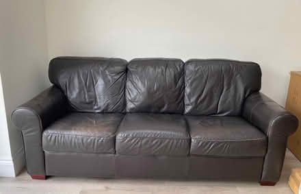 Photo of free 3 seater leather sofa (Stanton CH63) #1