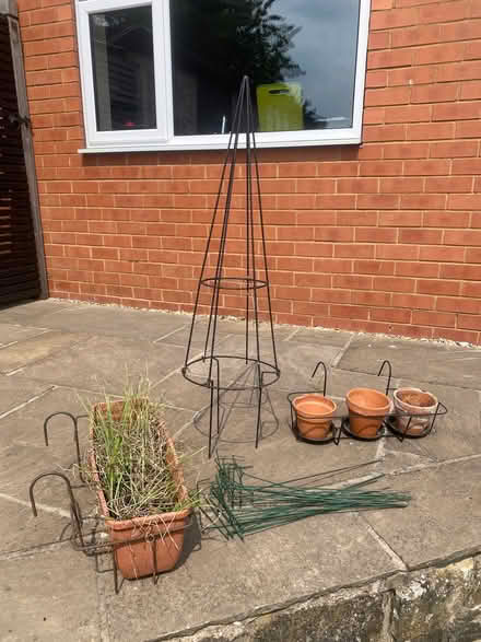 Photo of free Garden stakes and planters (Pontefract WF8) #1