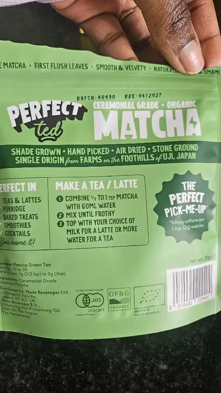 Photo of free Matcha tea powder small pack (Cheshunt EN8) #2