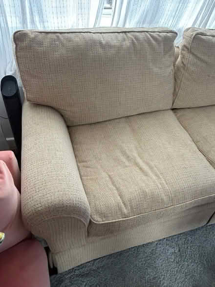 Photo of free Large beige comfortable sofa (Farnham) #2
