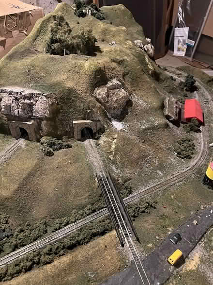 Photo of free N-scale railroad layout (Glen Ellyn) #4