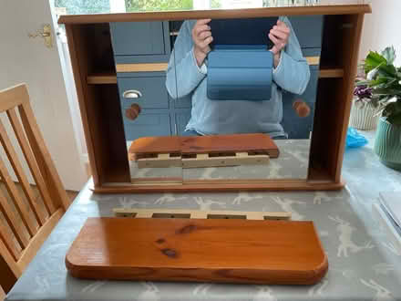 Photo of free Mirrored wall cabinet and shelf (Swavesey) #2