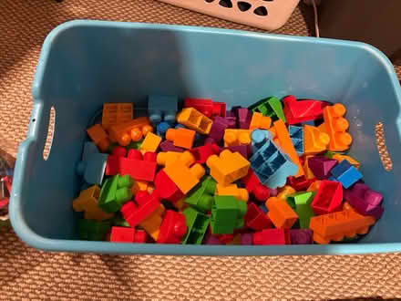 Photo of free Mega blocks crate (Elkins Park Train Station) #2