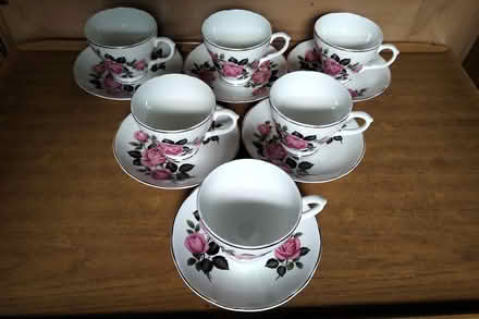 Photo of free Cups saucers and small plates (Belper DE56) #1