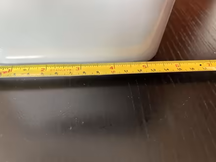 Photo of free Gray Plastic Lidded Bin (Owings Mills,MD) #2