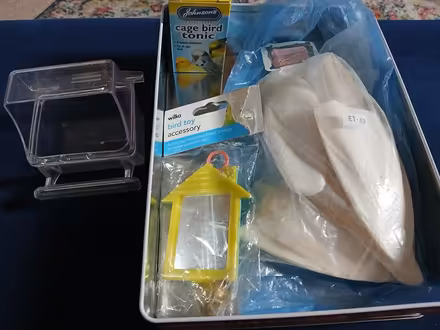 Photo of free Budgie Stuff (Claughton CH43) #1