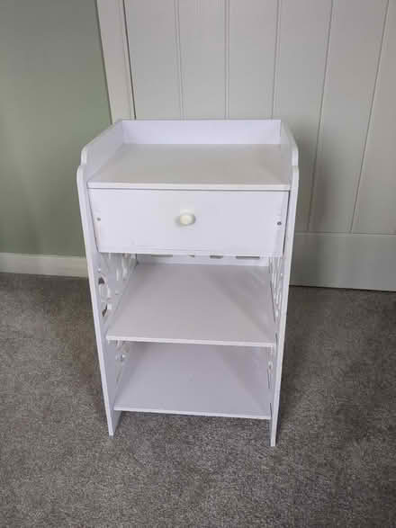Photo of free Small white bedside table (Willenhall WV12) #2